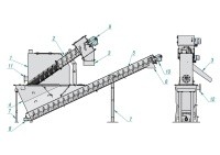 Комбинированная установка (решетка, песколовка, плавающих веществ) EAZ CIGST-M