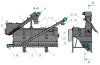 Комбинированная установка (решетка, песколовка, плавающих веществ) EAZ CIGST